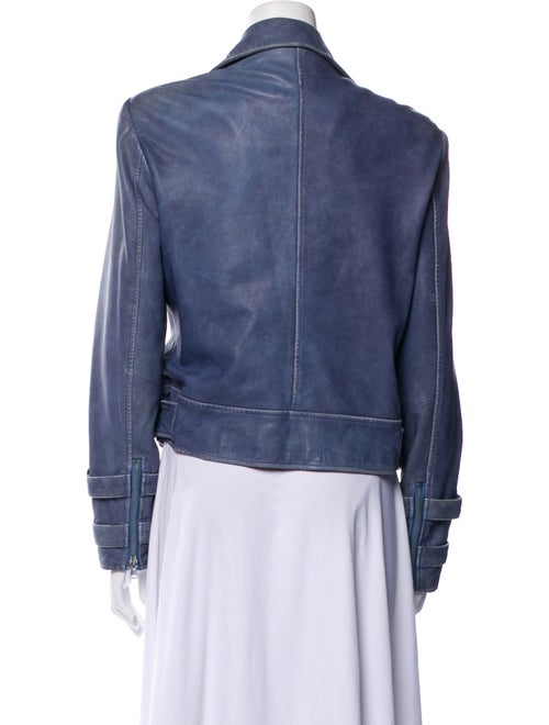 L'Agence Leather Biker Jacket