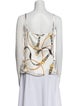 L'Agence Silk Printed Top
