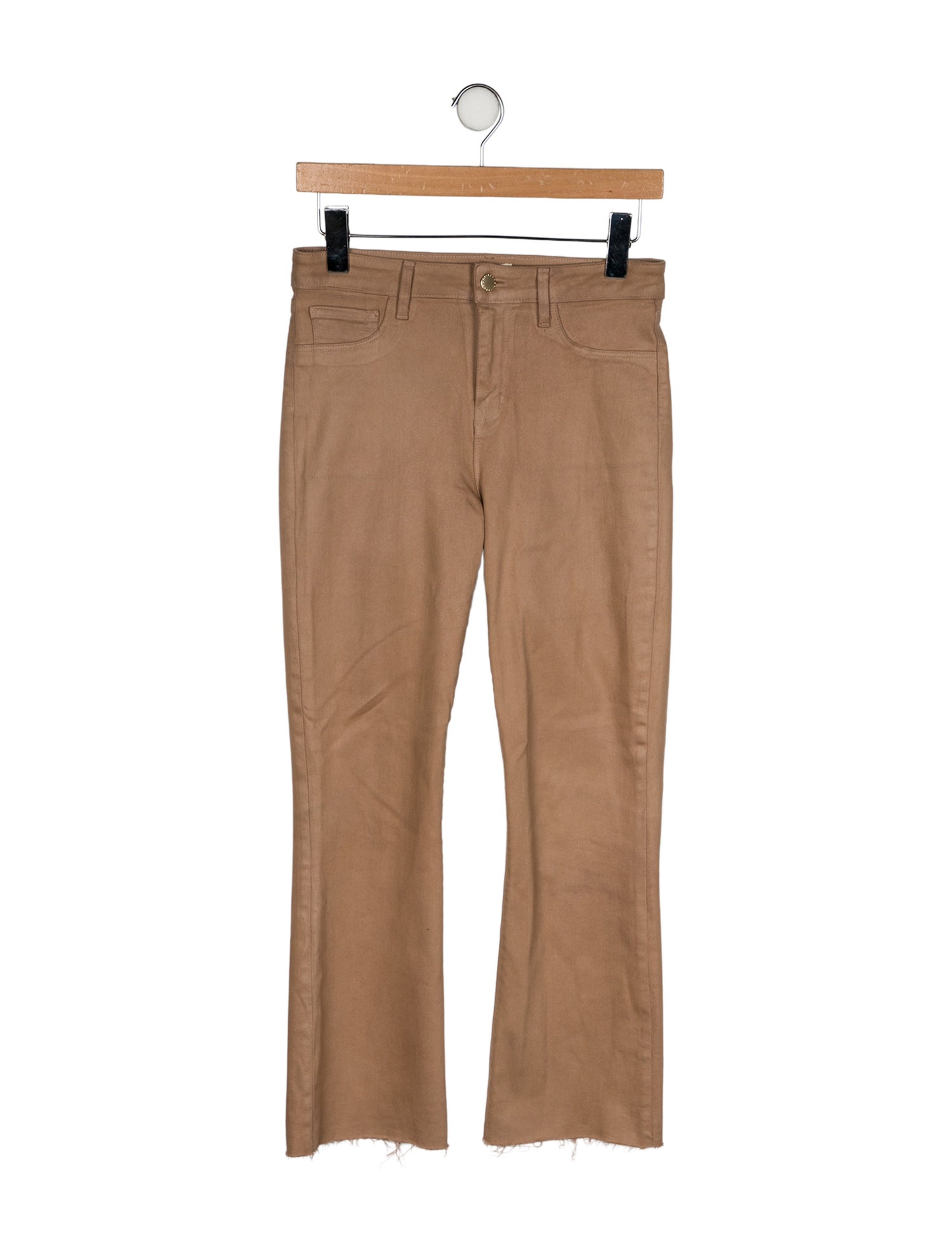 L'Agence Mid-Rise Straight Leg Jeans