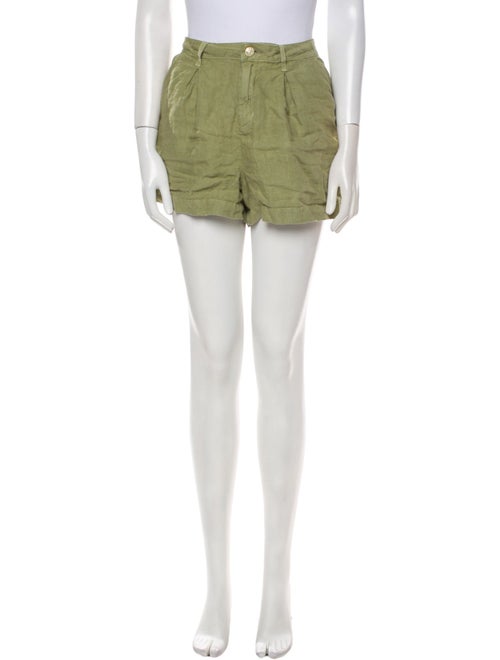 L'Agence Linen Mini Shorts
