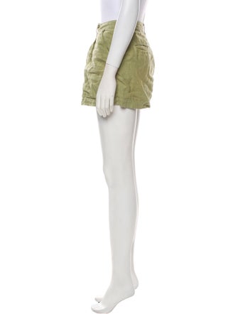 L'Agence Linen Mini Shorts