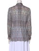 L'Agence Silk Printed Blouse
