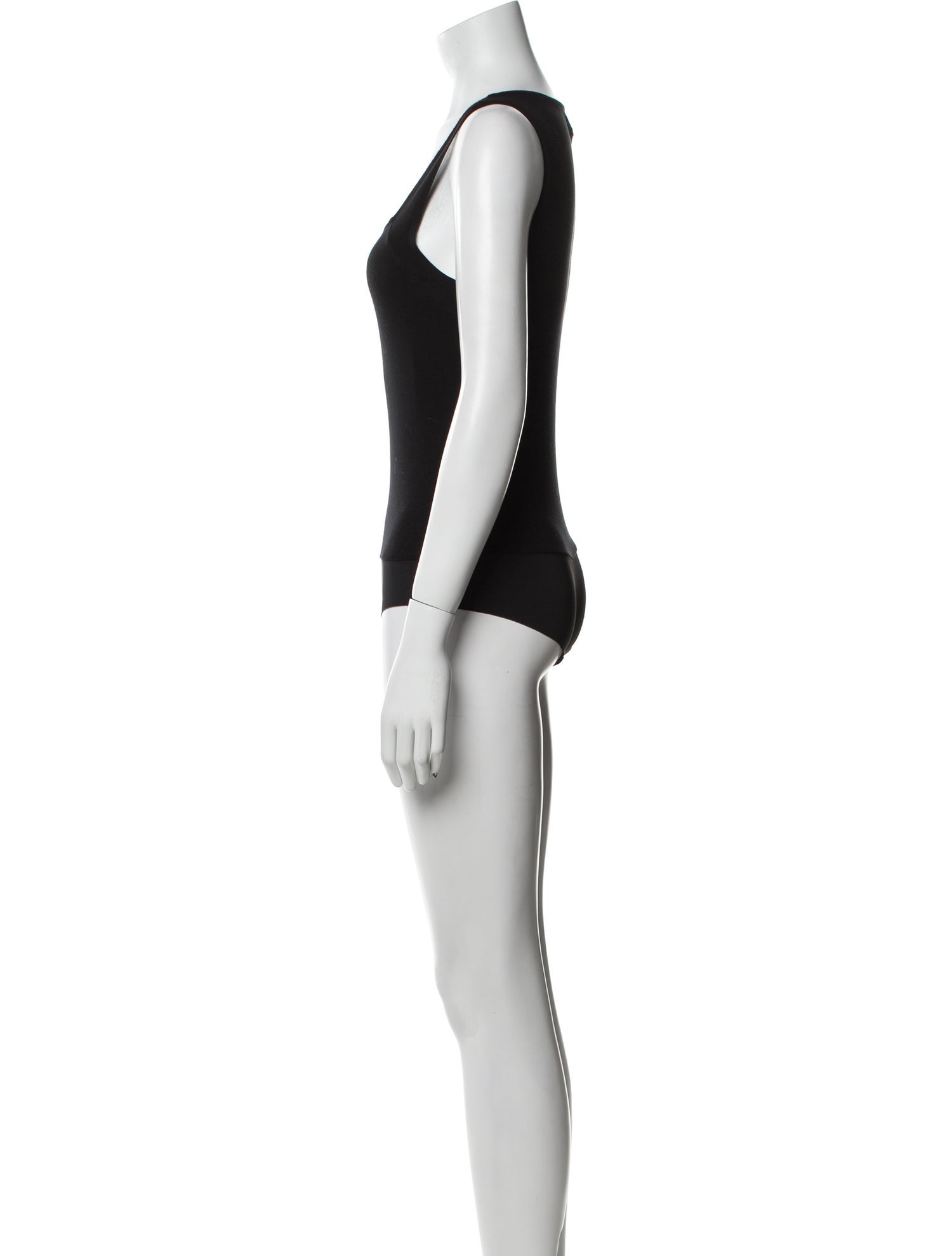 L'Agence Silk Square Neckline Bodysuit