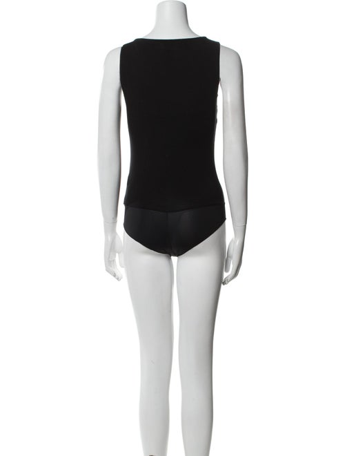 L'Agence Silk Square Neckline Bodysuit
