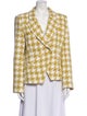 L'Agence Plaid Print Blazer