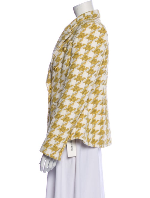 L'Agence Plaid Print Blazer