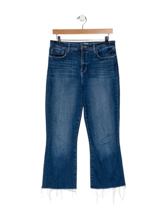 L'Agence Mid-Rise Straight Leg Jeans