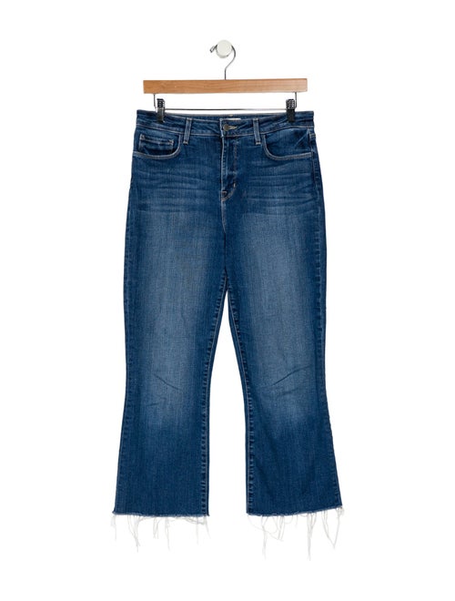 L'Agence Mid-Rise Straight Leg Jeans