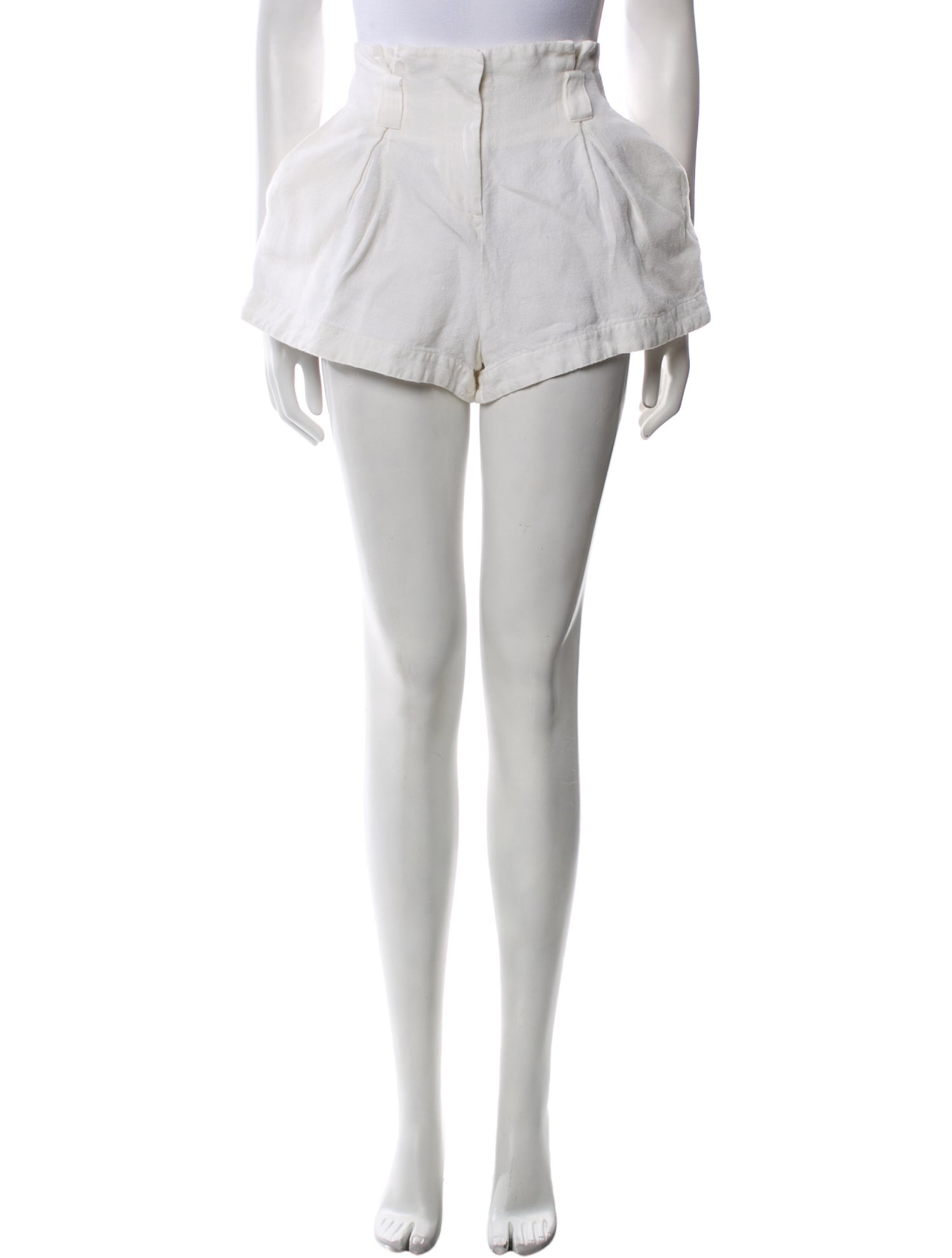 L'Agence Linen Mini Shorts