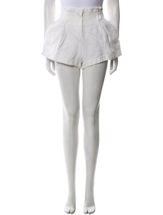 L'Agence Linen Mini Shorts