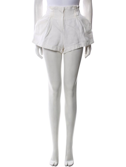 L'Agence Linen Mini Shorts