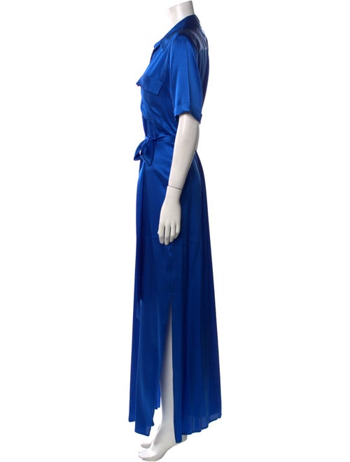 L'Agence Silk Long Dress