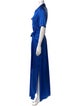 L'Agence Silk Long Dress
