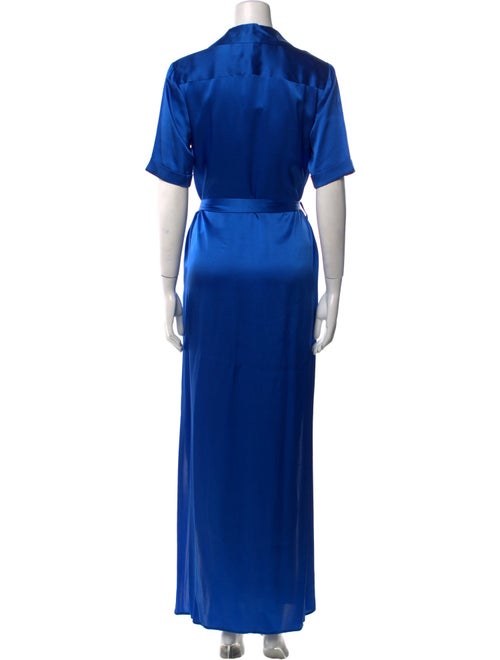 L'Agence Silk Long Dress
