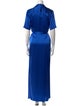 L'Agence Silk Long Dress