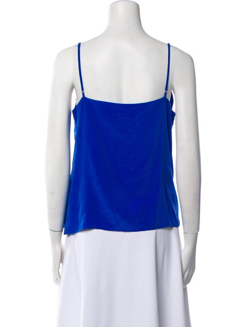 L'Agence Silk V-Neck Top