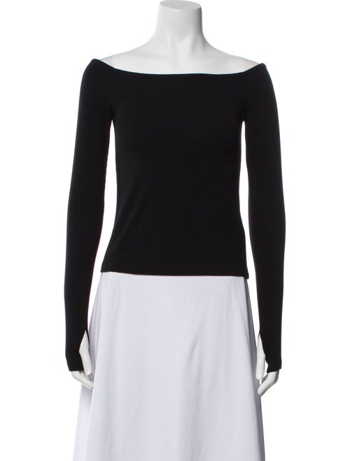 L'Agence Bateau Neckline Long Sleeve Top