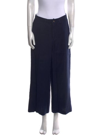 L'Agence Linen Wide Leg Pants