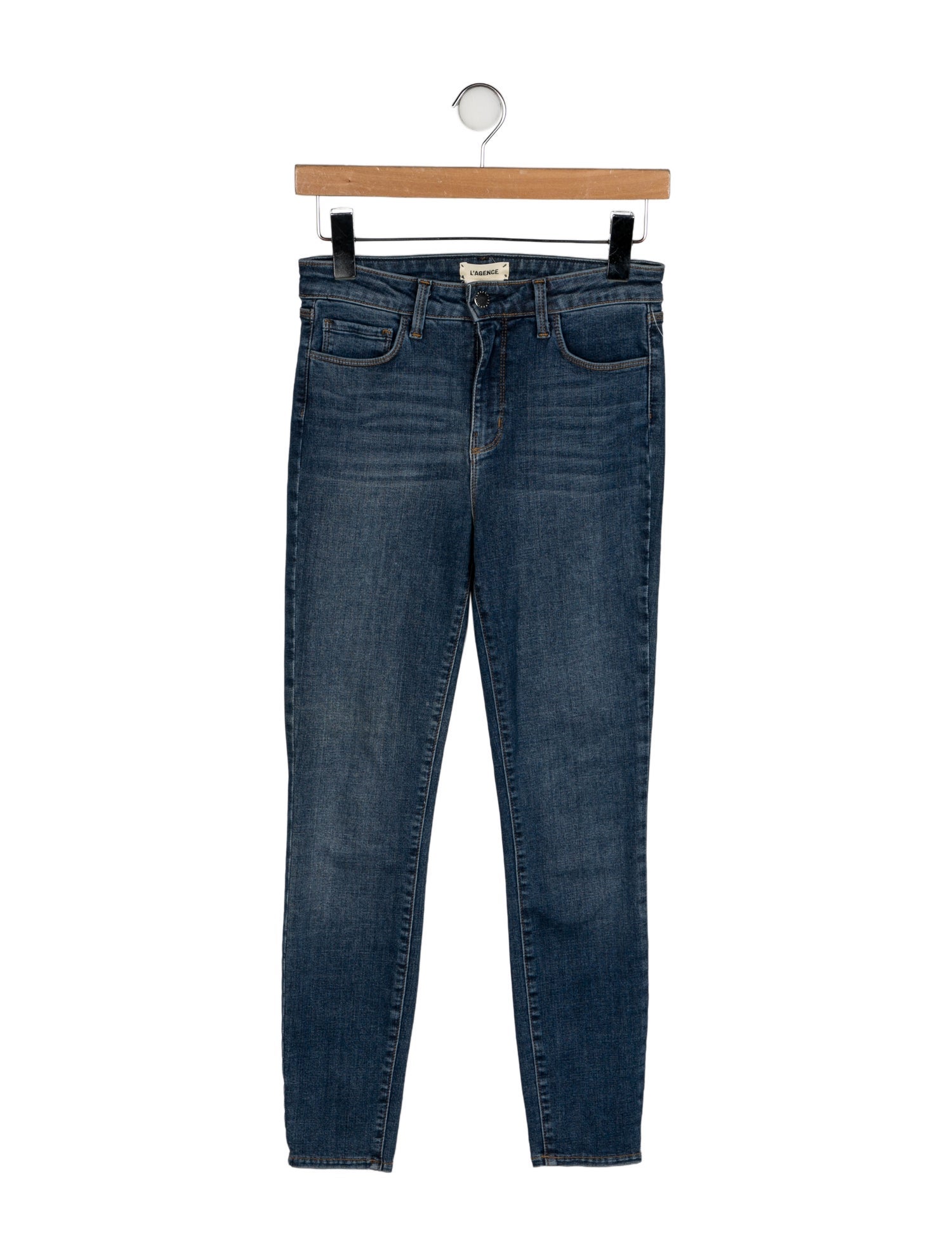 L'Agence Mid-Rise Skinny Leg Jeans
