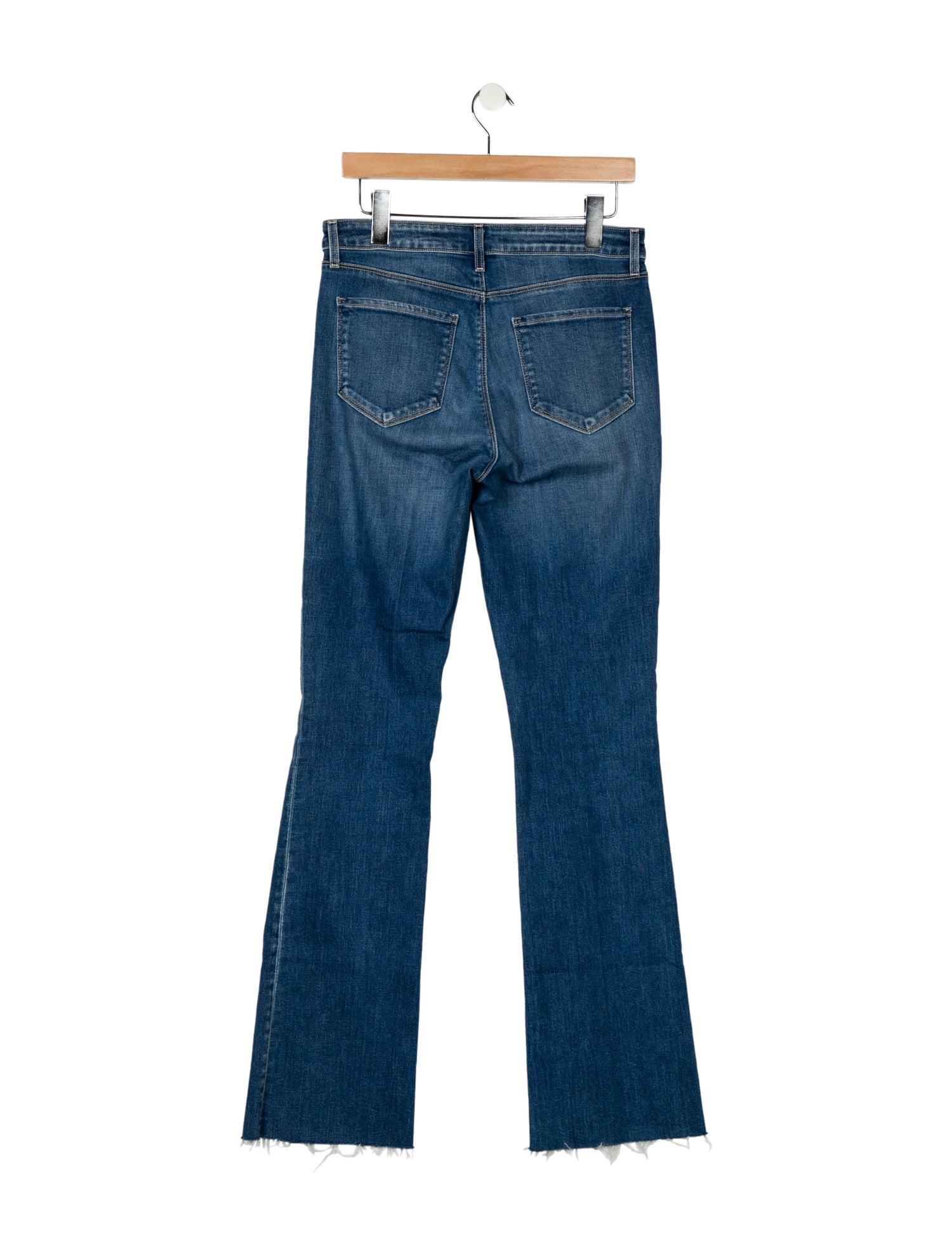L'Agence Mid-Rise Straight Leg Jeans