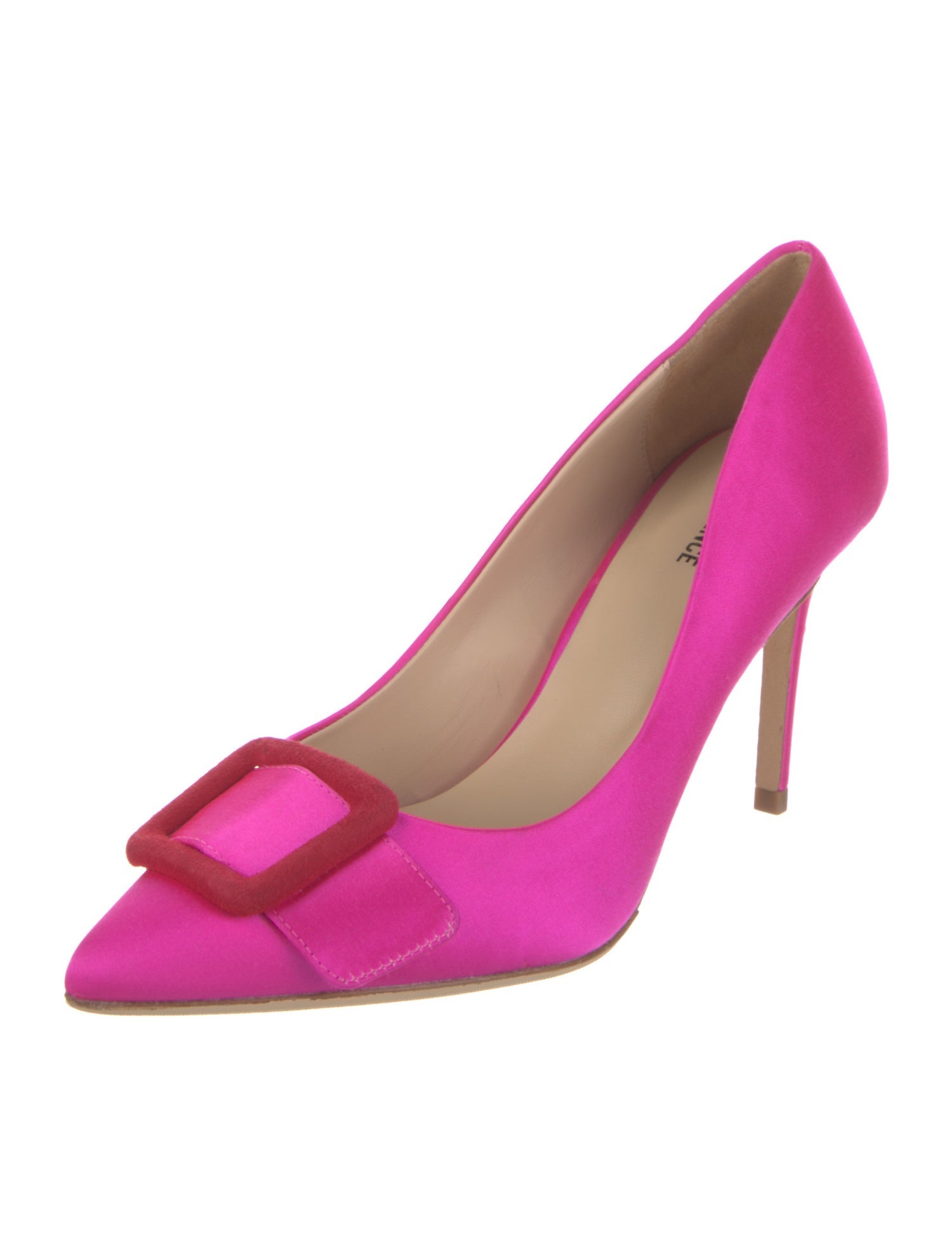 L'Agence Satin Pumps