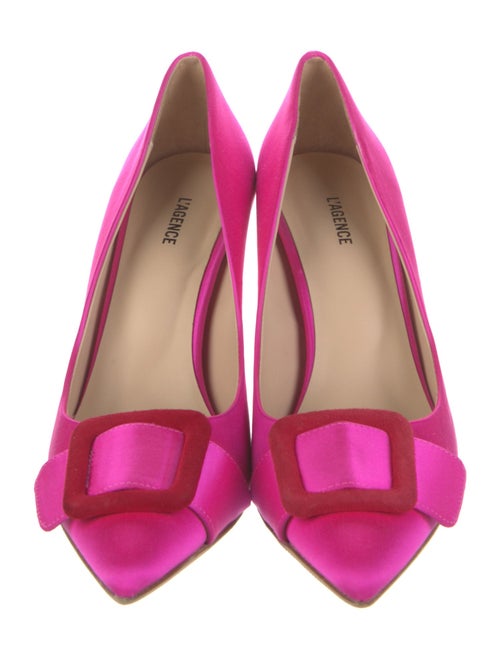L'Agence Satin Pumps