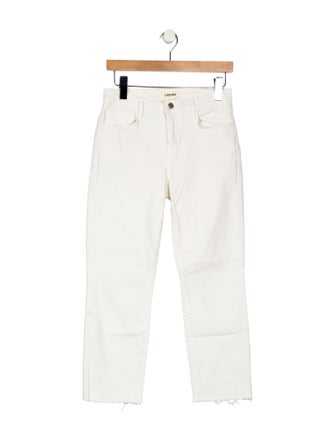 L'Agence Low-Rise Straight Leg Jeans