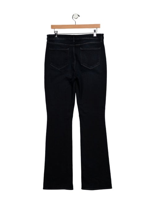 L'Agence Mid-Rise Wide Leg Jeans