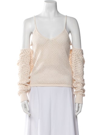 L'Agence Scoop Neck Sweater