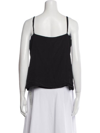 L'Agence Silk V-Neck Top