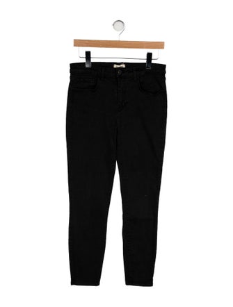 L'Agence High-Rise Straight Leg Jeans