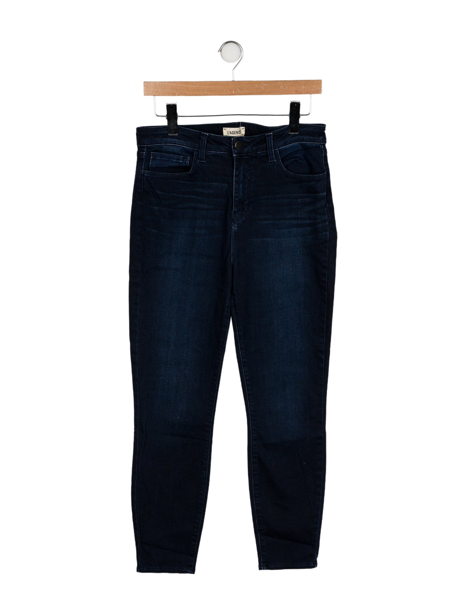 L'Agence High-Rise Straight Leg Jeans