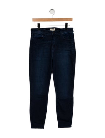 L'Agence High-Rise Straight Leg Jeans