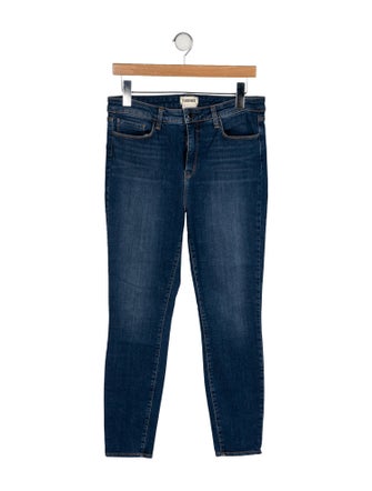 L'Agence High-Rise Straight Leg Jeans