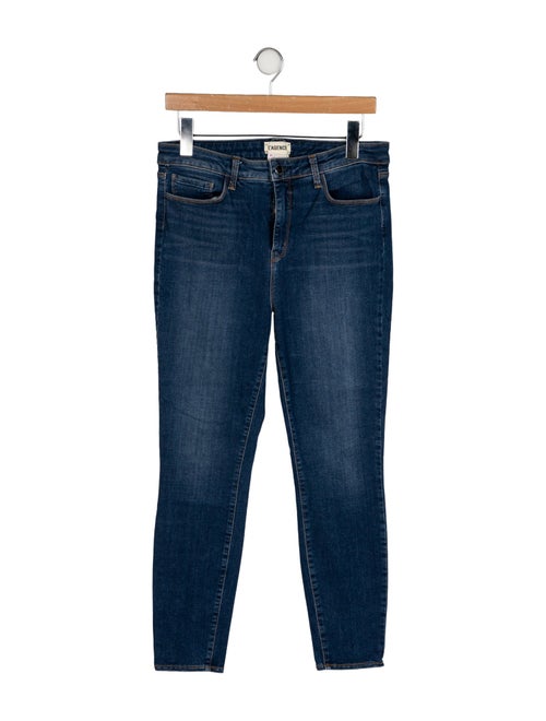 L'Agence High-Rise Straight Leg Jeans