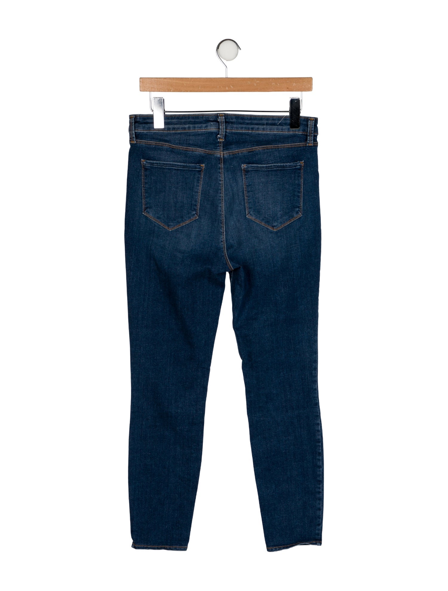 L'Agence High-Rise Straight Leg Jeans