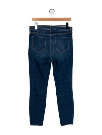 L'Agence High-Rise Straight Leg Jeans