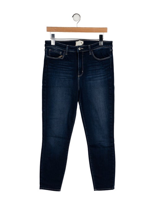 L'Agence High-Rise Straight Leg Jeans