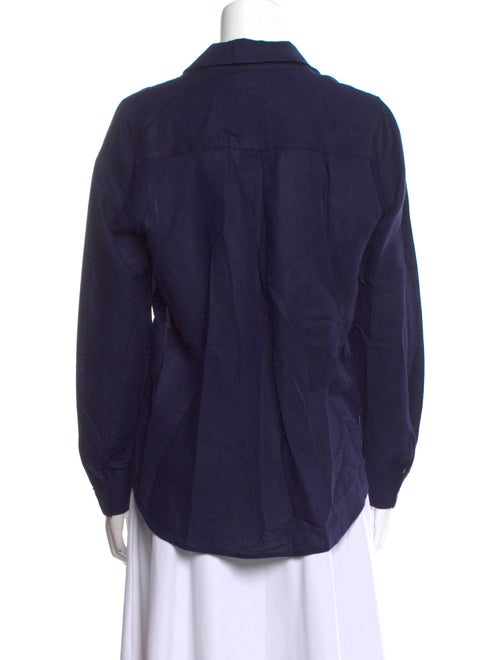 L'Agence Long Sleeve Button-Up Top
