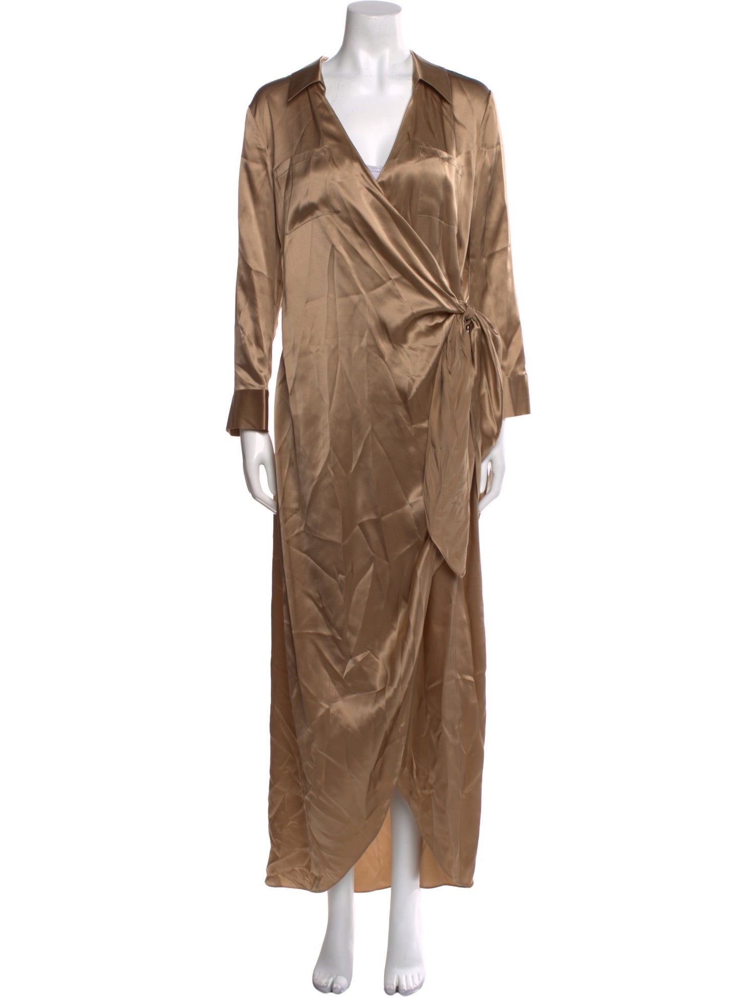 L'Agence Silk Long Dress w/ Tags