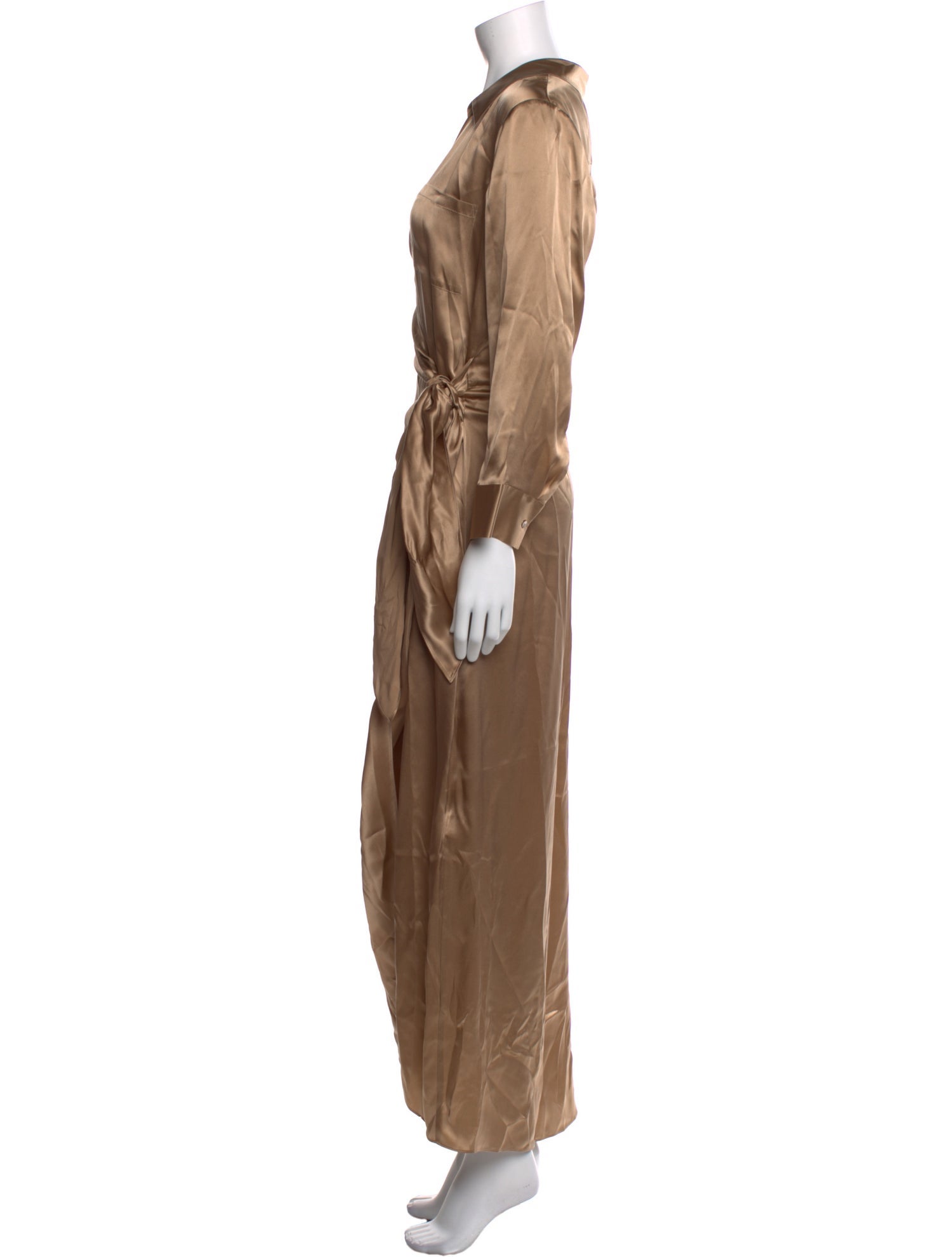 L'Agence Silk Long Dress w/ Tags