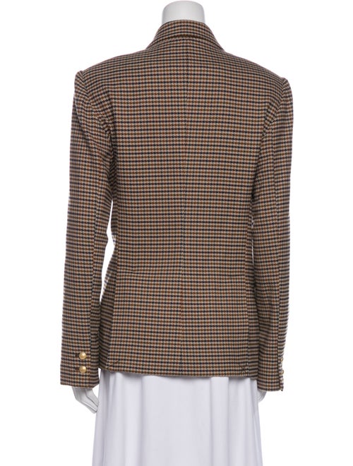 L'Agence Houndstooth Print Blazer