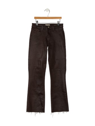 L'Agence Mid-Rise Straight Leg Jeans