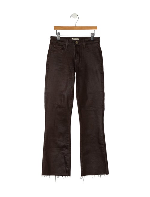 L'Agence Mid-Rise Straight Leg Jeans