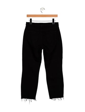 L'Agence Mid-Rise Straight Leg Jeans