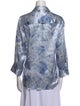 L'Agence Silk Printed Blouse