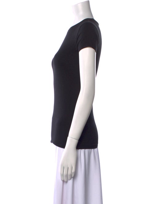 L'Agence Crew Neck Short Sleeve T-Shirt