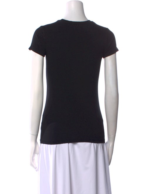 L'Agence Crew Neck Short Sleeve T-Shirt