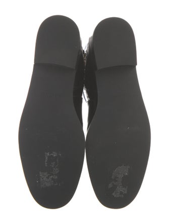 L'Agence Leather Chain-Link Accents