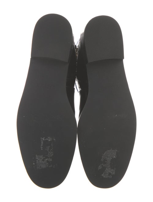 L'Agence Leather Chain-Link Accents